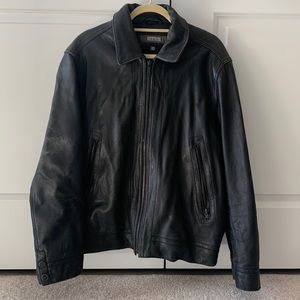 Kenneth Cole Reaction Men’s Faux Leather Jacket